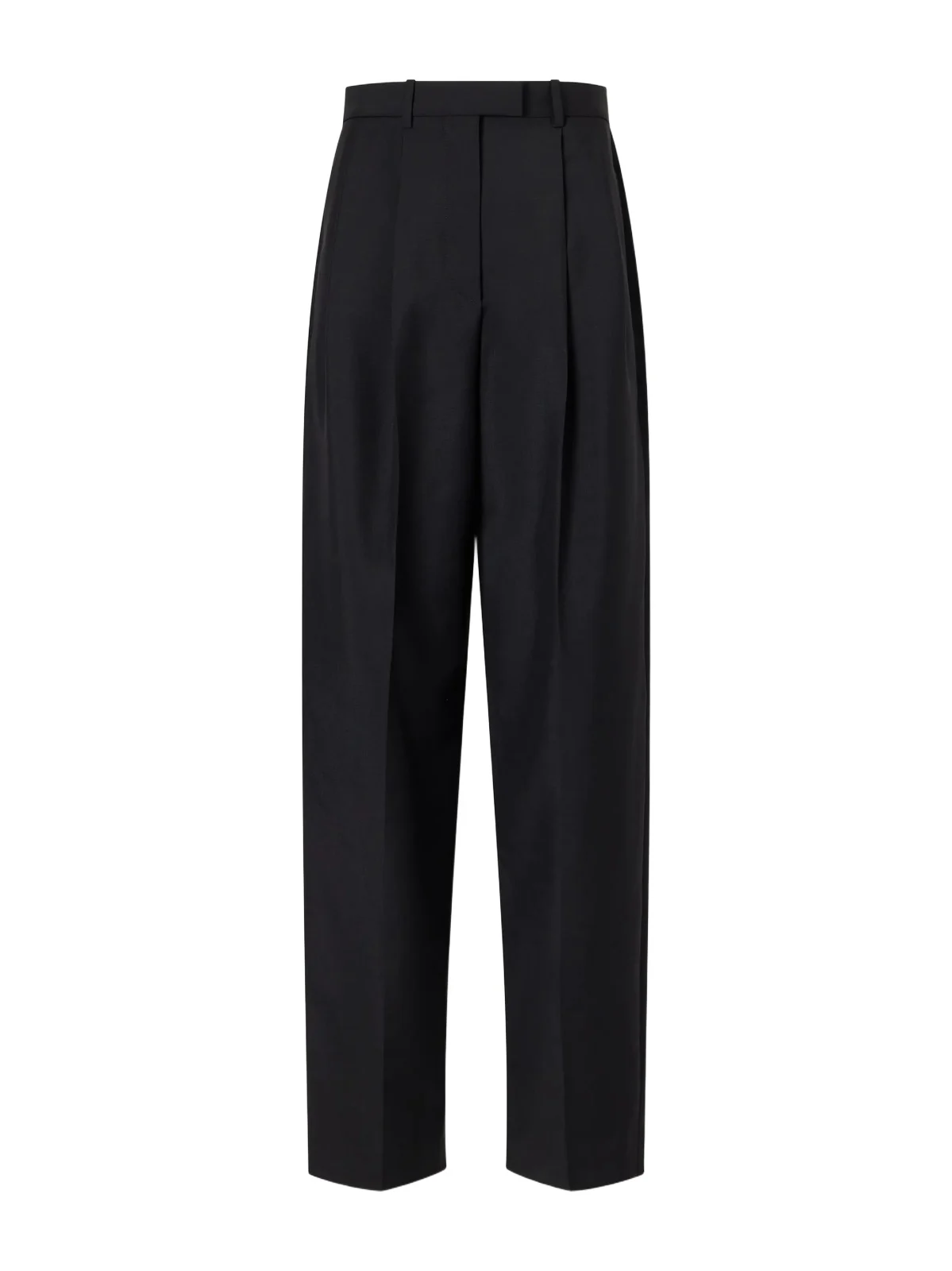 Pleated Wool And Mohair-blend Wide-leg Pants Pleated Wool And Mohair-blend Wide-leg Pants