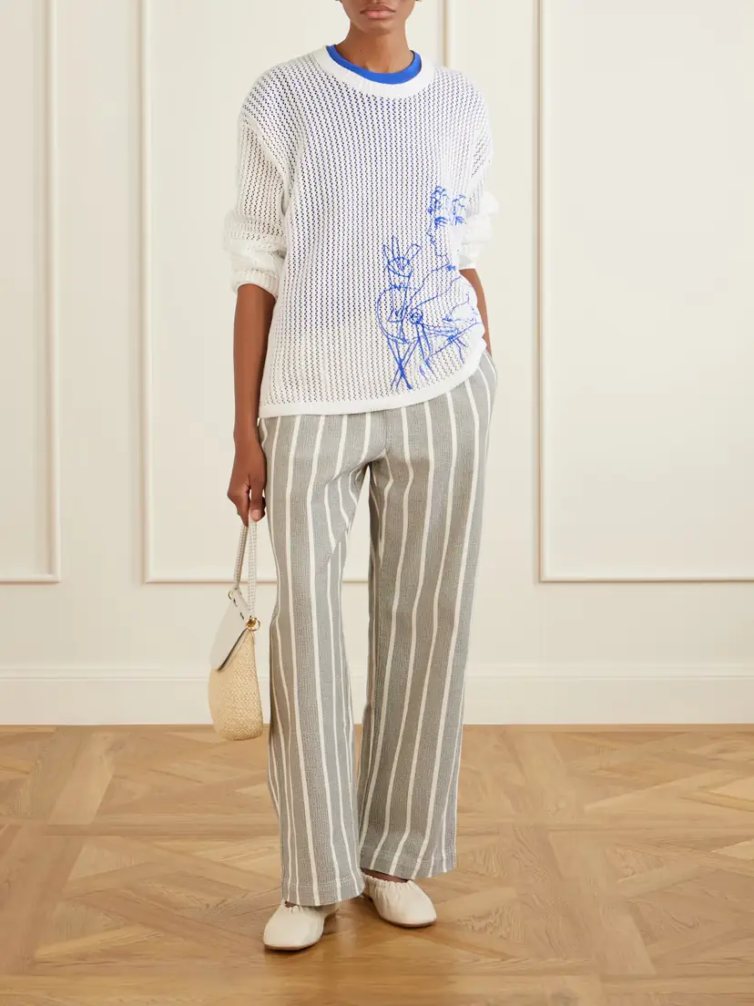 Aimé Leon Dore Artiste Embroidered Mesh Sweatshirt | Thumbnail 2 Aimé Leon Dore Artiste Embroidered Mesh Sweatshirt | Thumbnail 2