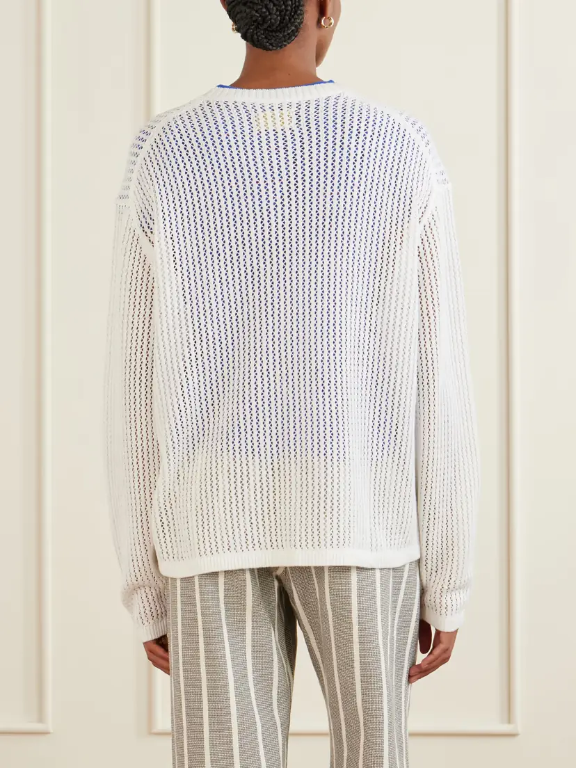 Aimé Leon Dore Artiste Embroidered Mesh Sweatshirt | Thumbnail 4 Aimé Leon Dore Artiste Embroidered Mesh Sweatshirt | Thumbnail 4