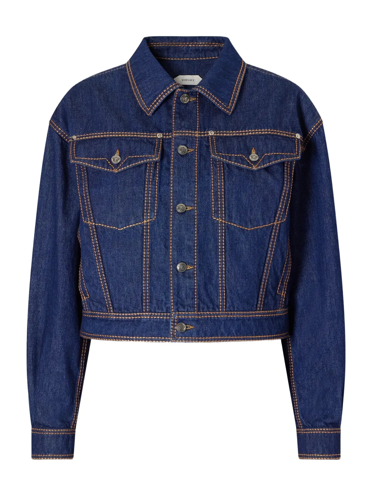 Versace Denim Cotton Jacket