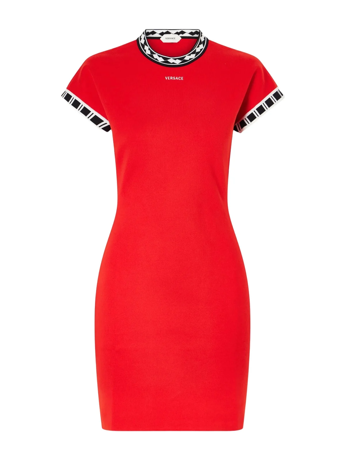 Logo-embroidered Cotton Mini Dress Logo-embroidered Cotton Mini Dress