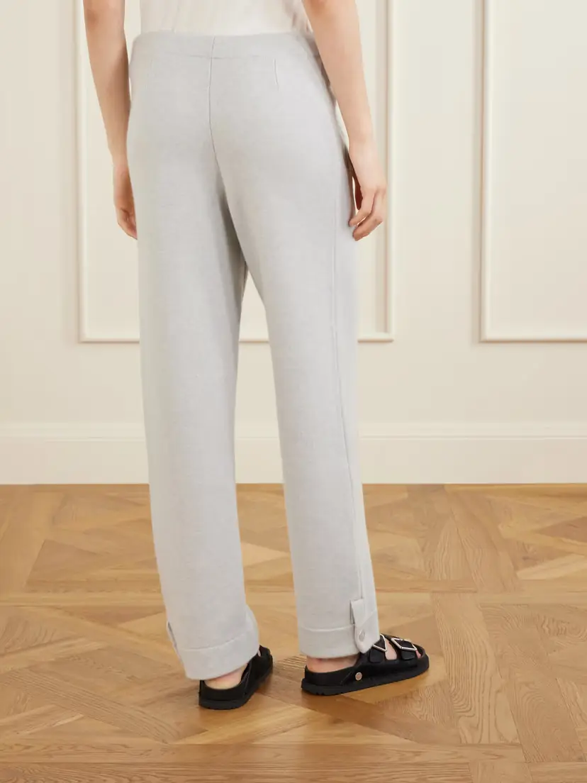 God’s True Cashmere Zinc Cashmere Straight-leg Drawstring Pants | Thumbnail 4 God’s True Cashmere Zinc Cashmere Straight-leg Drawstring Pants | Thumbnail 4