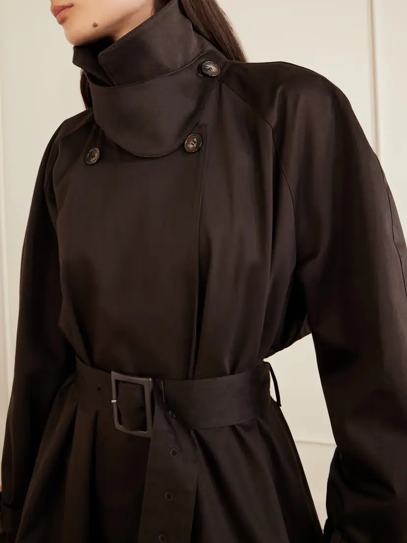 Nour Hammour Marchand Cotton-blend Trench Coat | Thumbnail 4 Nour Hammour Marchand Cotton-blend Trench Coat | Thumbnail 4