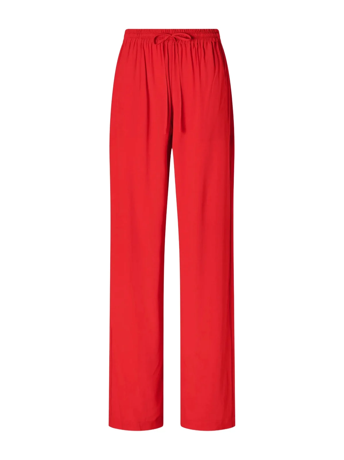 Tuileries Satin-trimmed Silk-tulle Straight-leg Pants