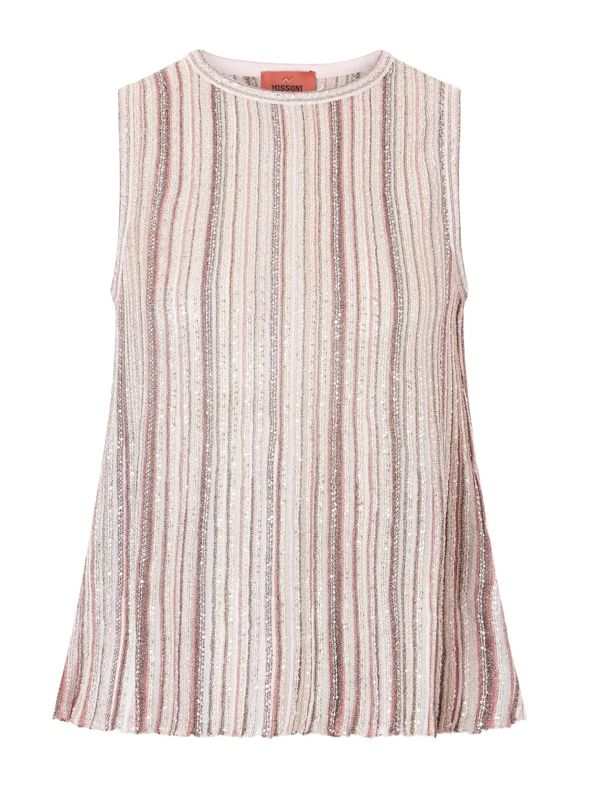 Metallic Crochet-knit Tank Top Metallic Crochet-knit Tank Top