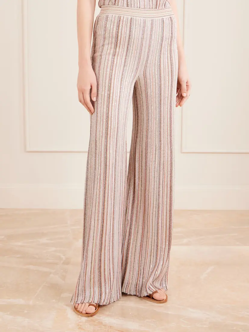 Missoni Striped Metallic Crochet-knit Wide-leg Pants | Thumbnail 3