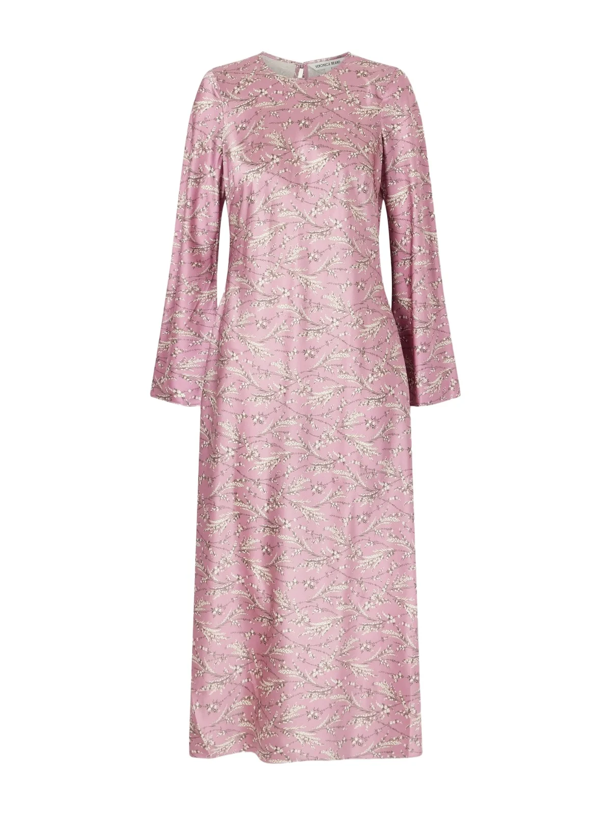 Veronica Beard Gemma Floral-print Silk-blend Satin Maxi Dress