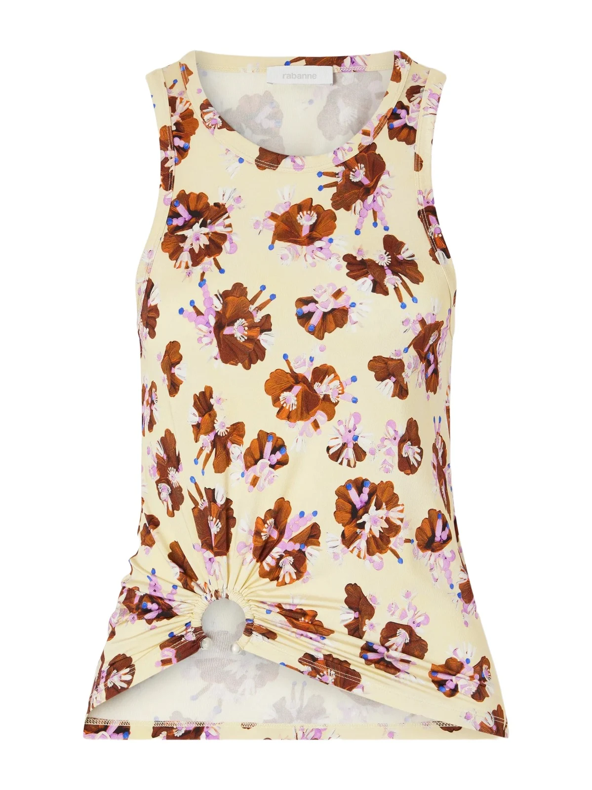 Gathered Floral-print Jersey Top Gathered Floral-print Jersey Top