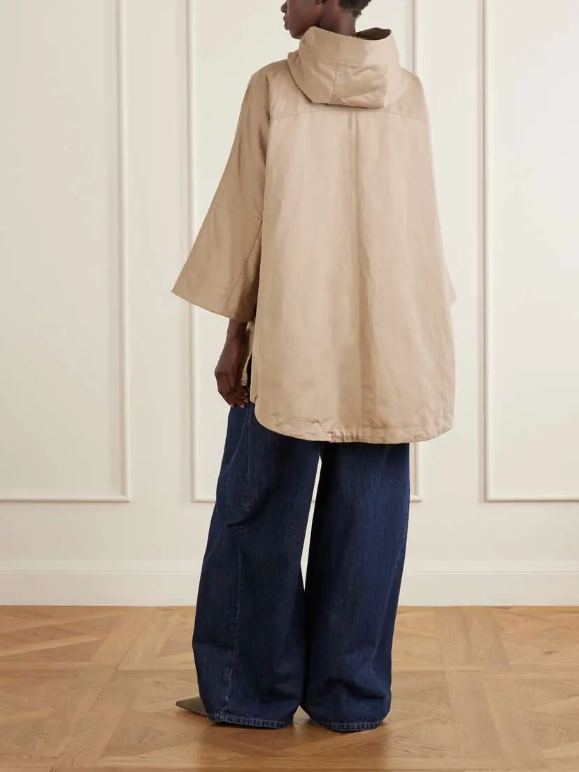 Brunello Cucinelli Cotton And Linen-blend Coat - Brown | Thumbnail 4 Brunello Cucinelli Cotton And Linen-blend Coat - Brown | Thumbnail 4