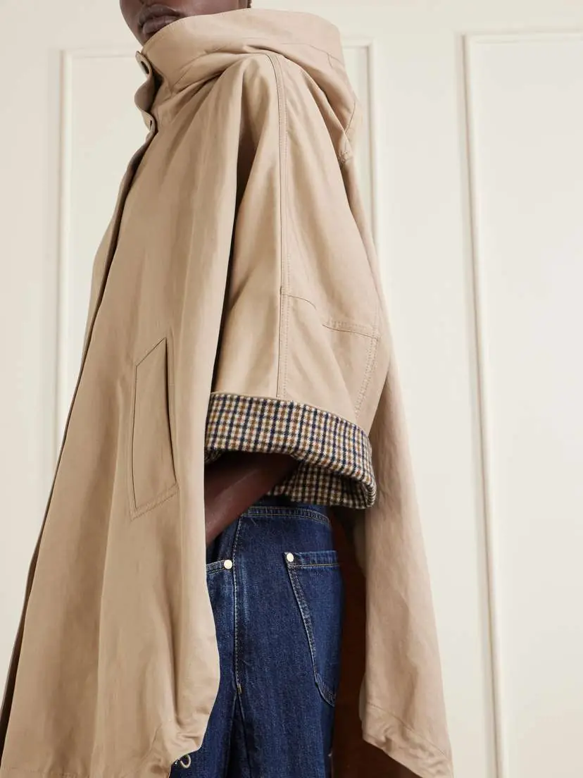 Brunello Cucinelli Cotton And Linen-blend Coat - Brown | Thumbnail 5 Brunello Cucinelli Cotton And Linen-blend Coat - Brown | Thumbnail 5