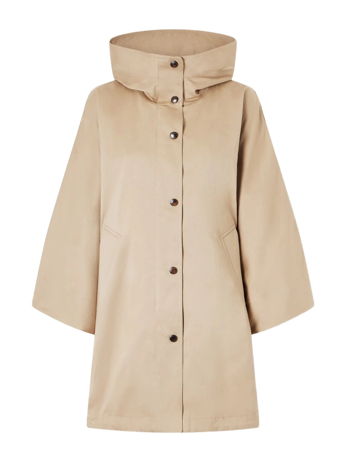 Brunello Cucinelli Cotton And Linen-blend Coat - Brown