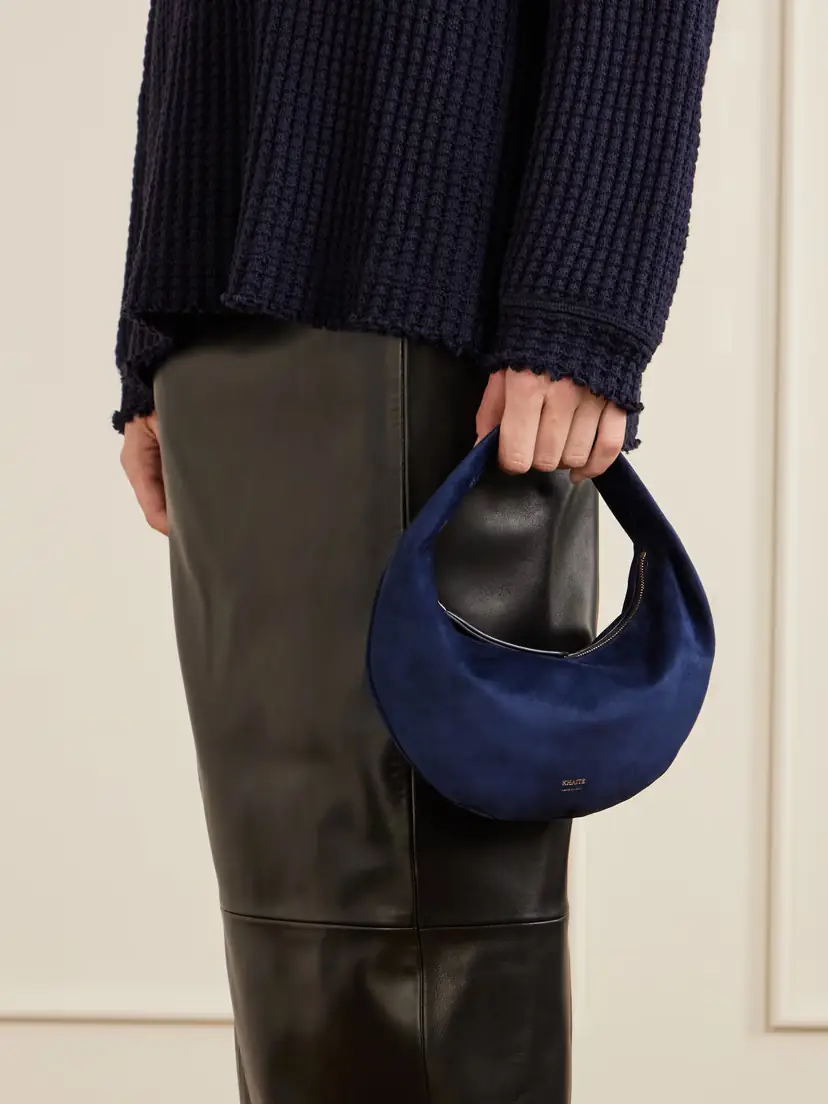 Khaite Olivia Mini Suede Shoulder Bag | Thumbnail 2 Khaite Olivia Mini Suede Shoulder Bag | Thumbnail 2