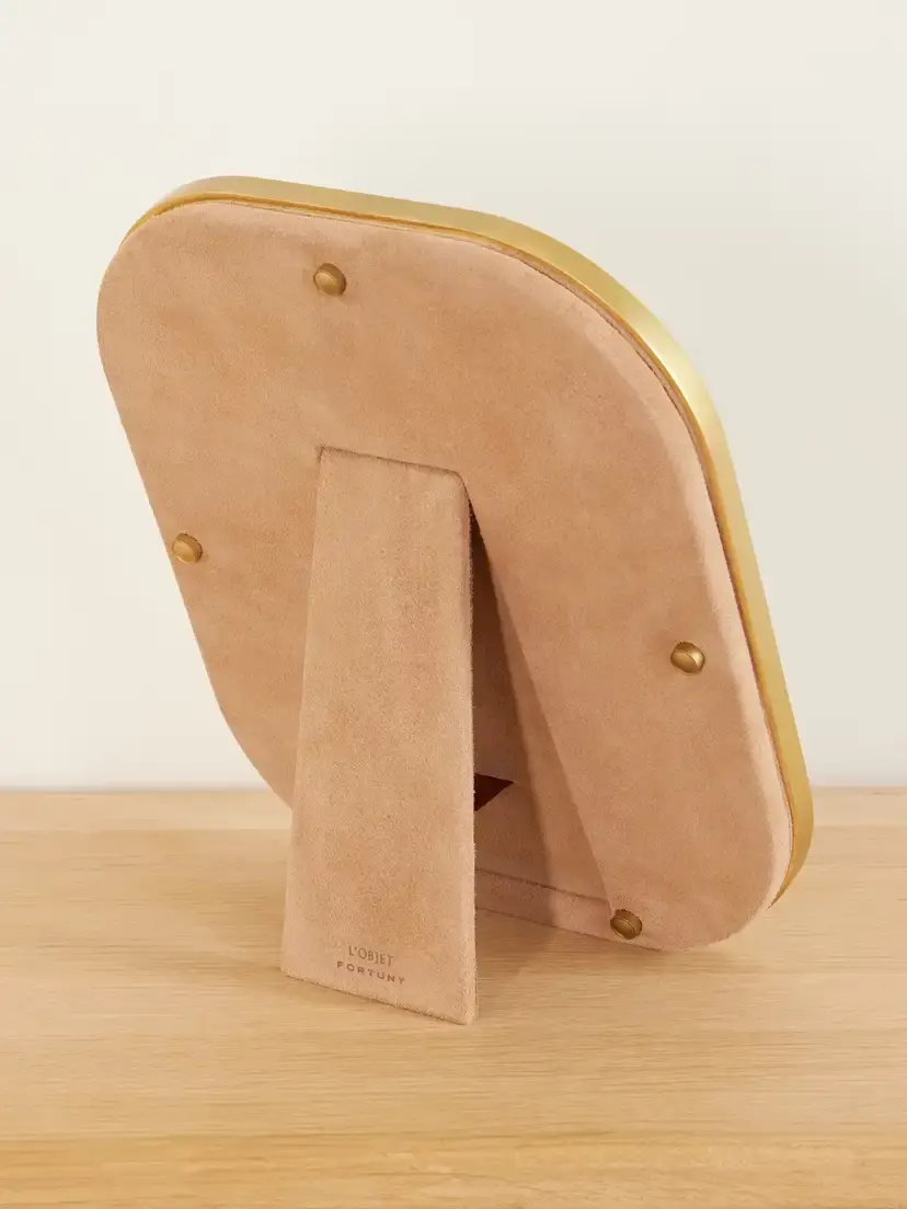 L'Objet Fortuny Rue Jacob Gold-tone Canvas-jacquard Frame | Thumbnail 3 L'Objet Fortuny Rue Jacob Gold-tone Canvas-jacquard Frame | Thumbnail 3