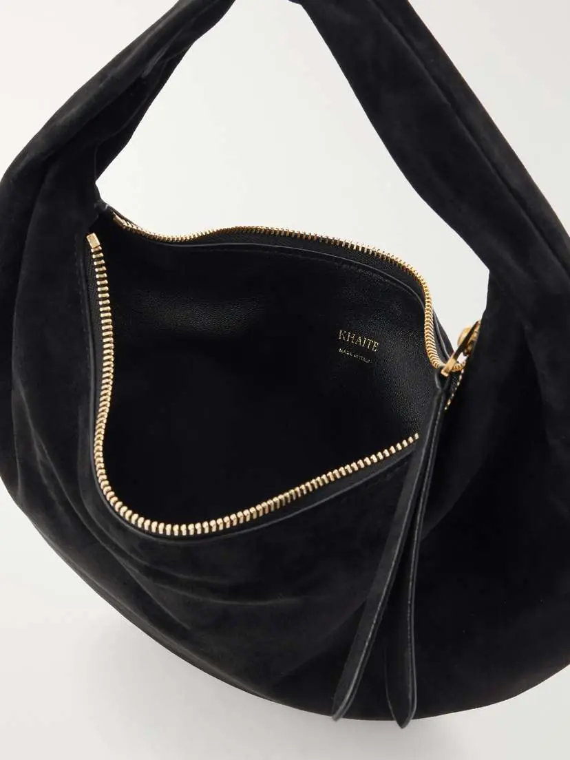 Khaite Olivia Mini Suede Shoulder Bag | Thumbnail 6 Khaite Olivia Mini Suede Shoulder Bag | Thumbnail 6
