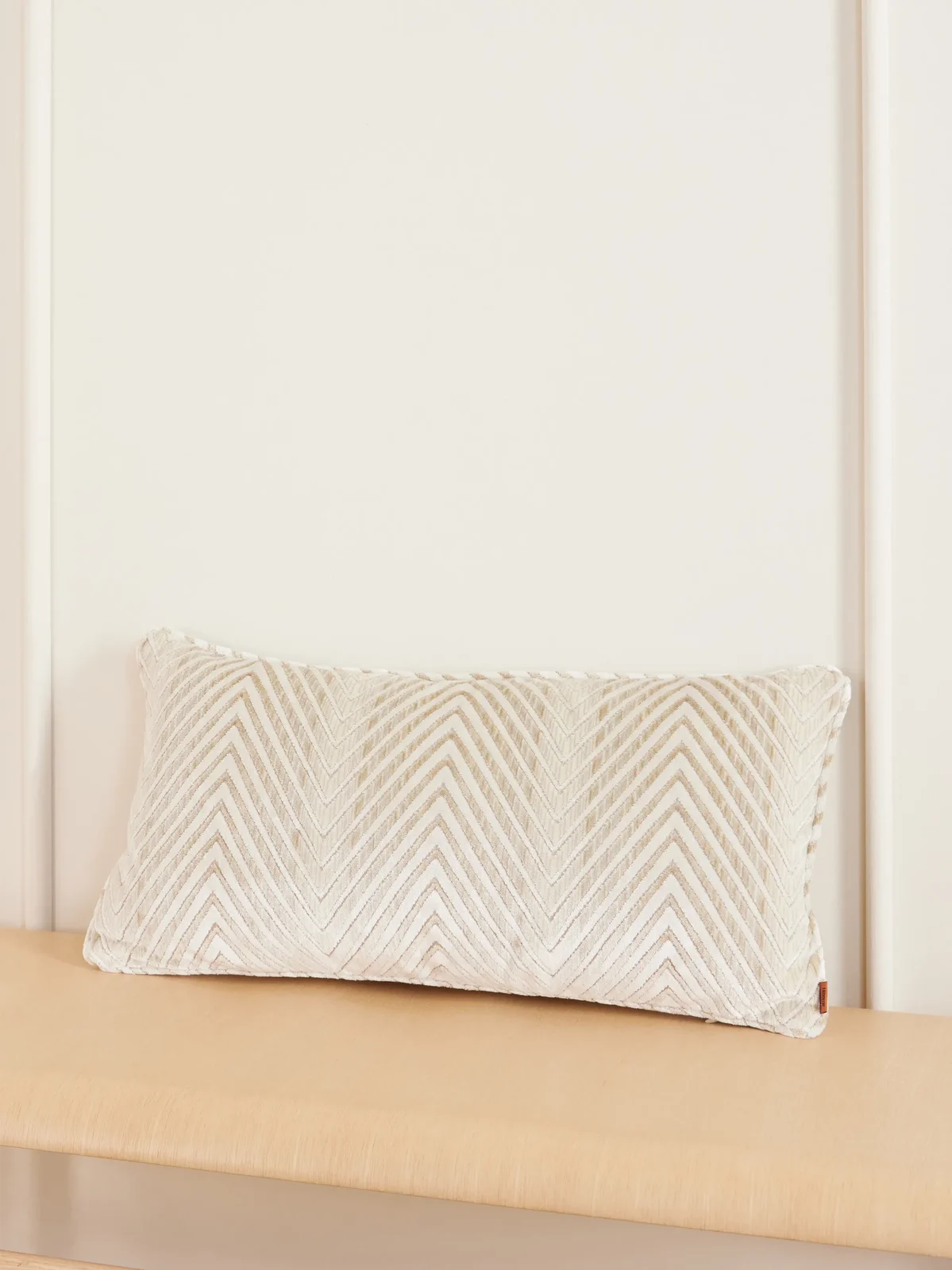 Missoni Home Ziggy Striped Velvet Cushion
