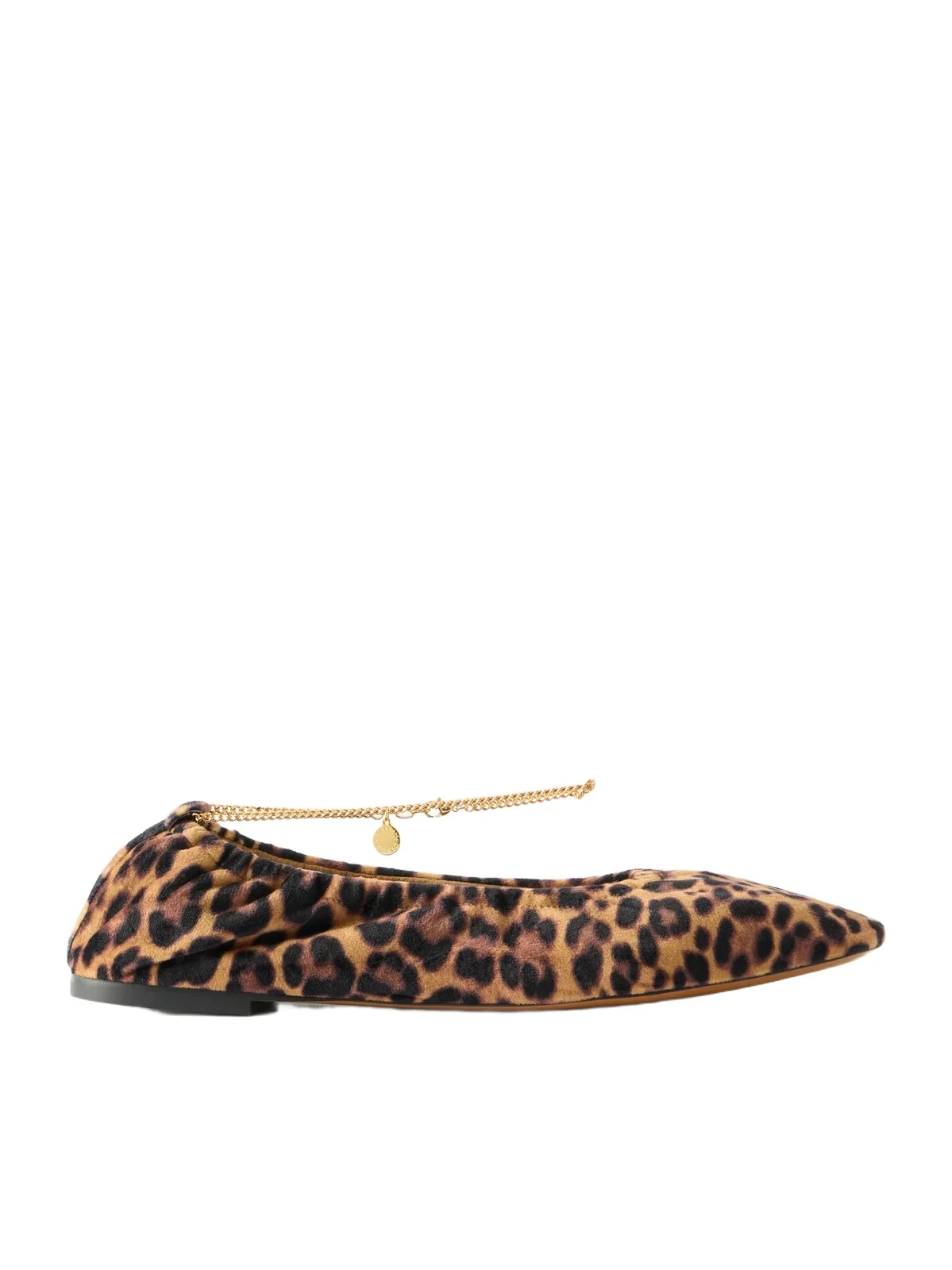 Embellished Leopard-print Velvet Ballerina Flats Embellished Leopard-print Velvet Ballerina Flats