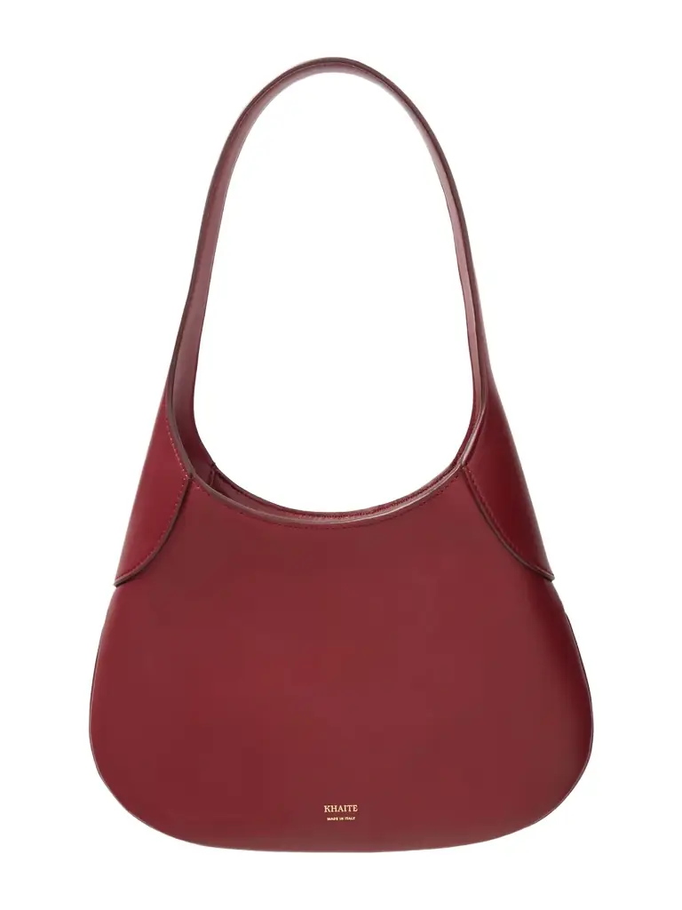 Khaite Joan Small Leather Shoulder Bag | Image 1 Khaite Joan Small Leather Shoulder Bag | Image 1