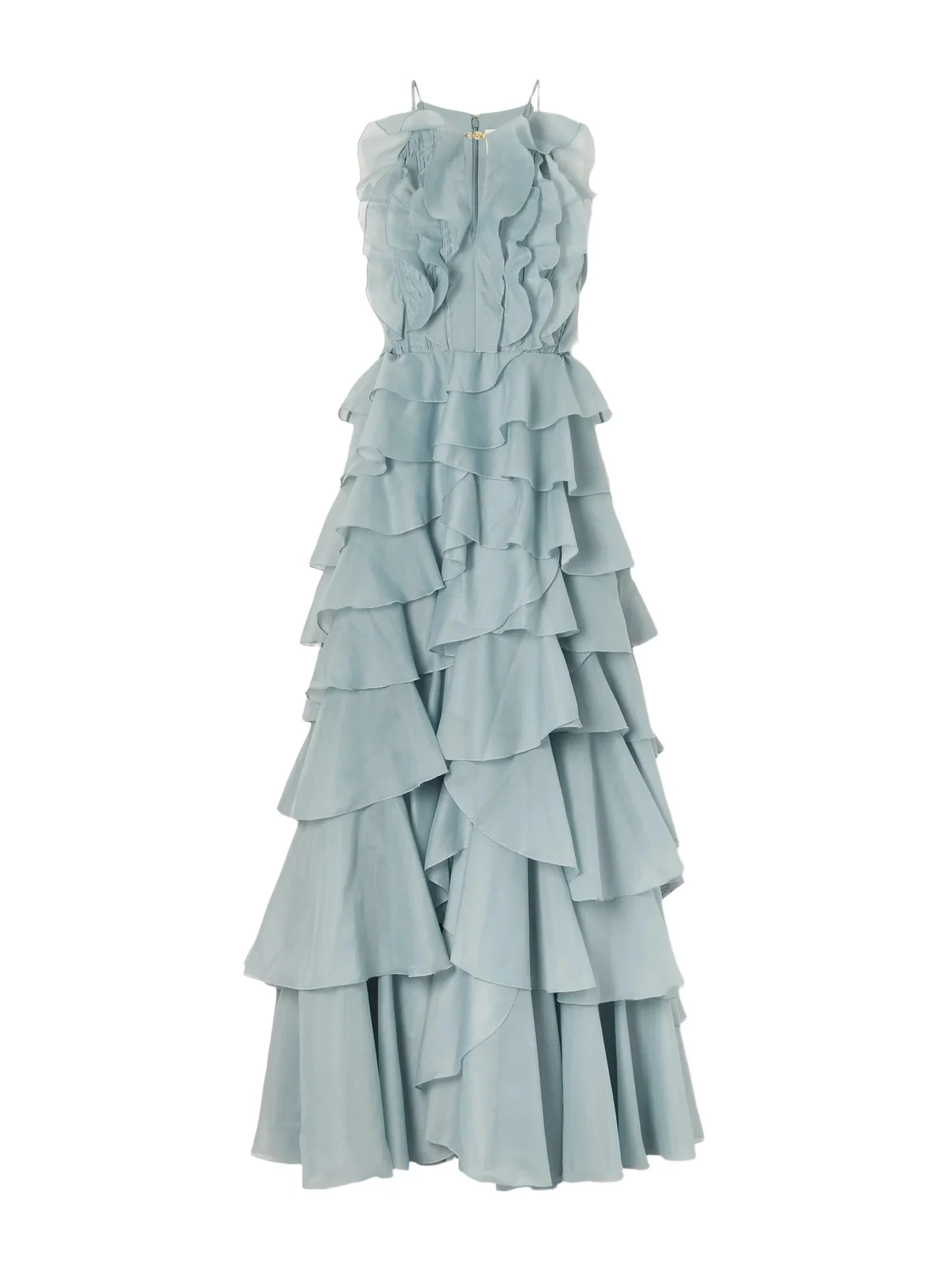 Cleo Ruffled Tiered Organza Gown Cleo Ruffled Tiered Organza Gown