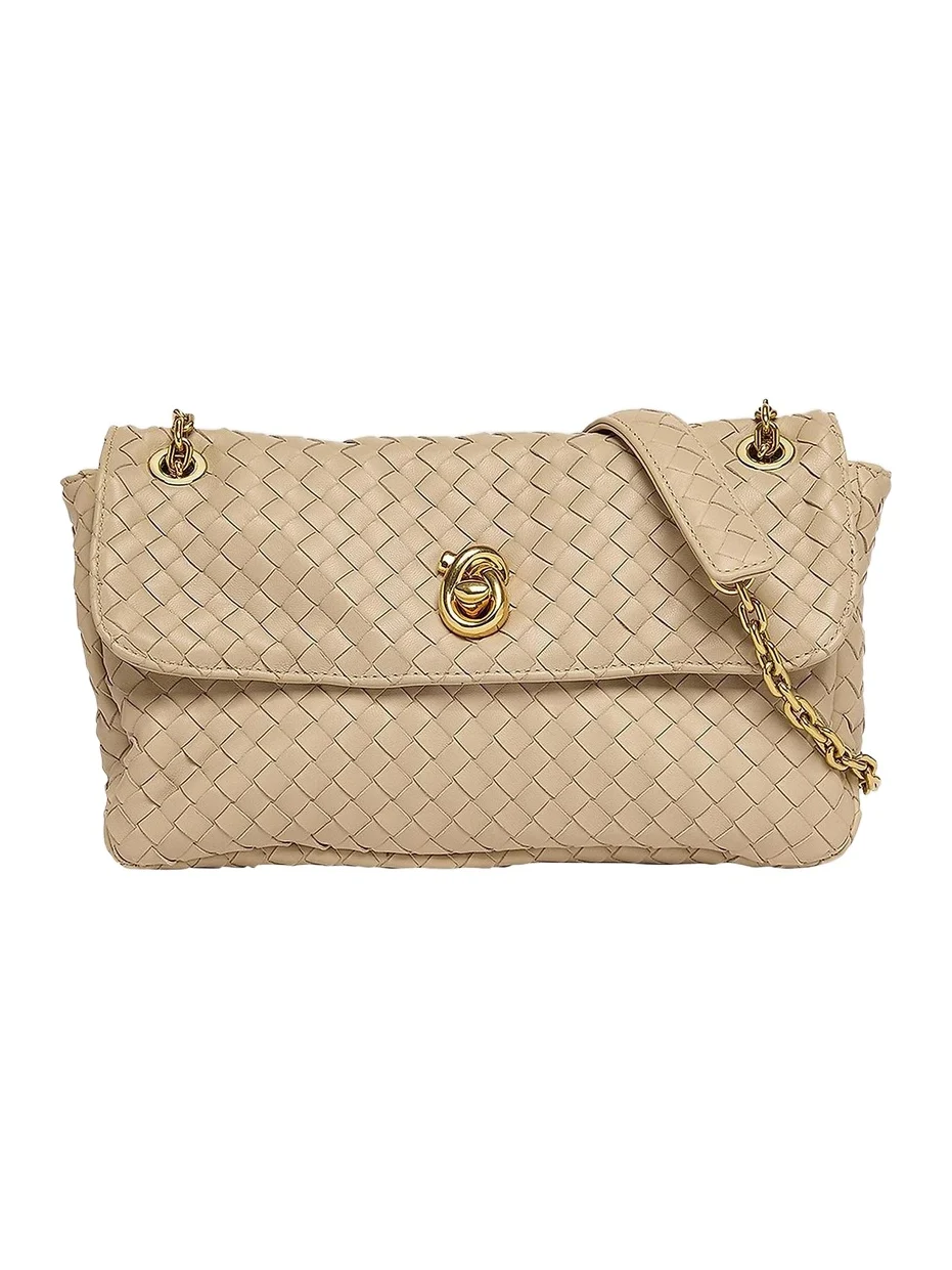 Bottega Veneta Women's Madison Intrecciato Leather Shoulder Bag