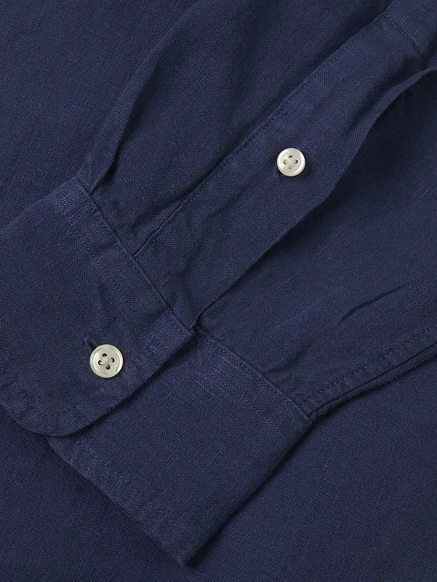 Polo Ralph Lauren Men's Classic-Fit Linen Shirt | Thumbnail 6 Polo Ralph Lauren Men's Classic-Fit Linen Shirt | Thumbnail 6