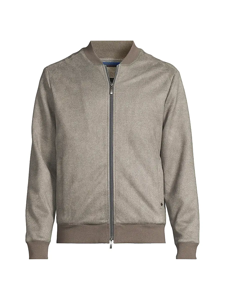 Robert Barakett Men's Degas Full-Zip Jacket - Tan | Image 1 Robert Barakett Men's Degas Full-Zip Jacket - Tan | Image 1