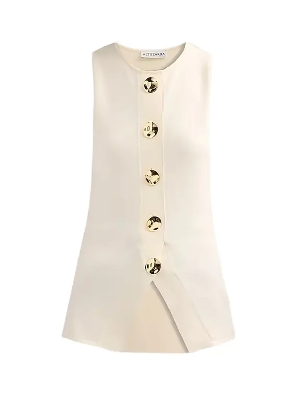 Women's Happer Button-Front Top
