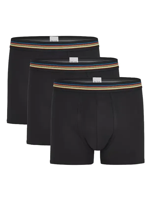 Men's 3-Pack Stretch-Cotton Trunk Set