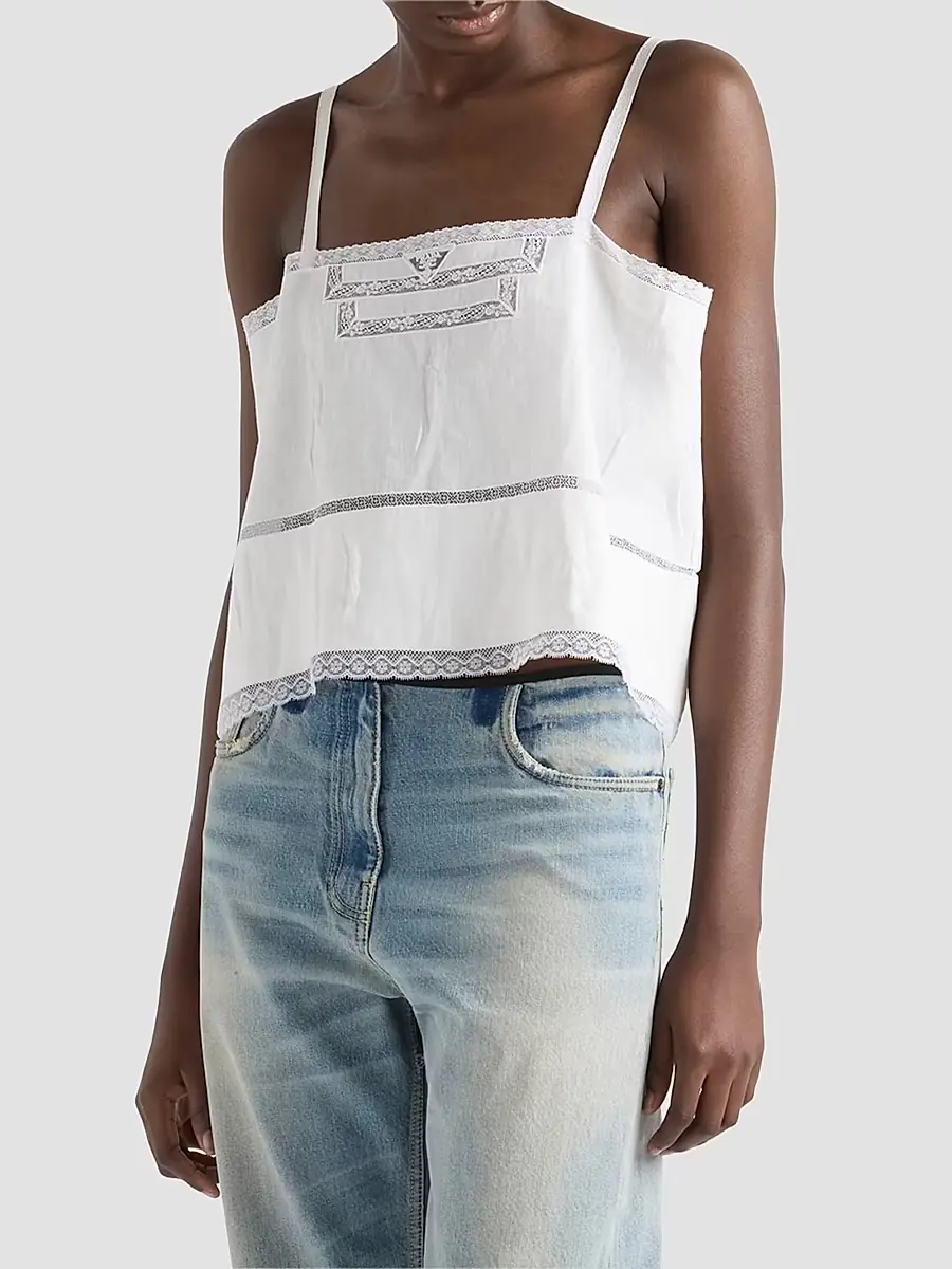 Prada Women's Linen Top | Thumbnail 2 Prada Women's Linen Top | Thumbnail 2