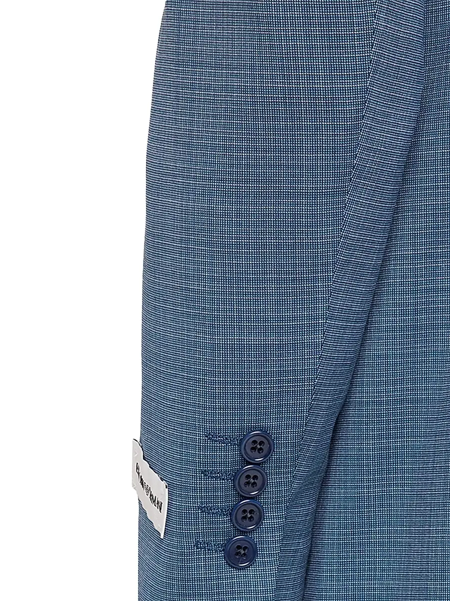 Emporio Armani Men's Micro-Textured Wool Single-Breasted Suit | Thumbnail 7
