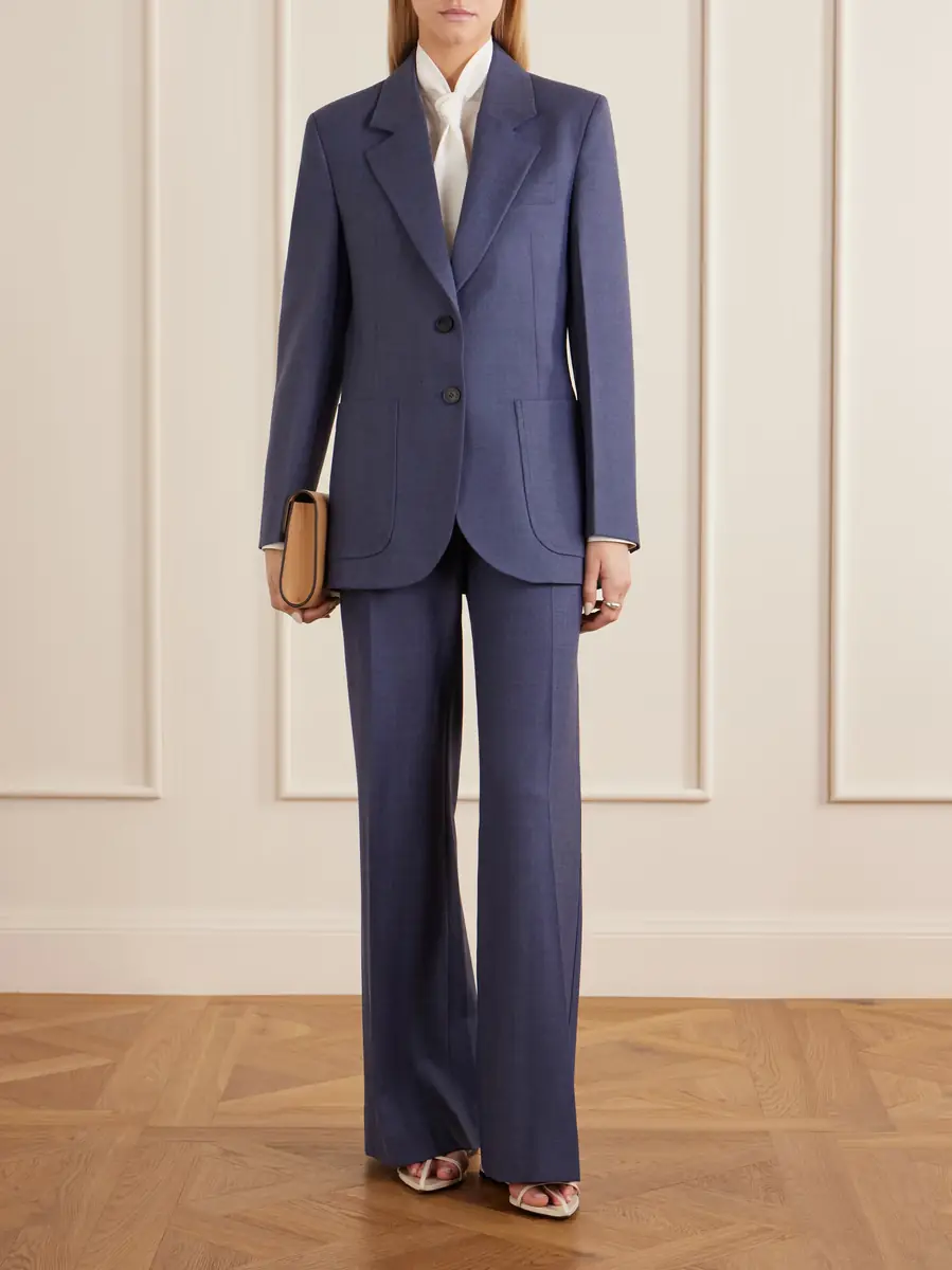 Victoria Beckham Alina woven wide-leg pants | Thumbnail 2