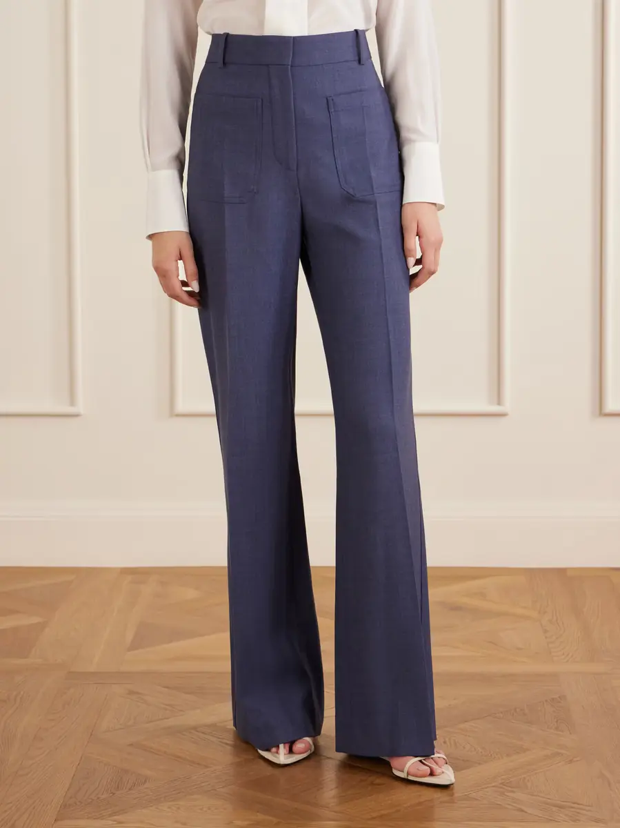 Victoria Beckham Alina woven wide-leg pants | Thumbnail 3
