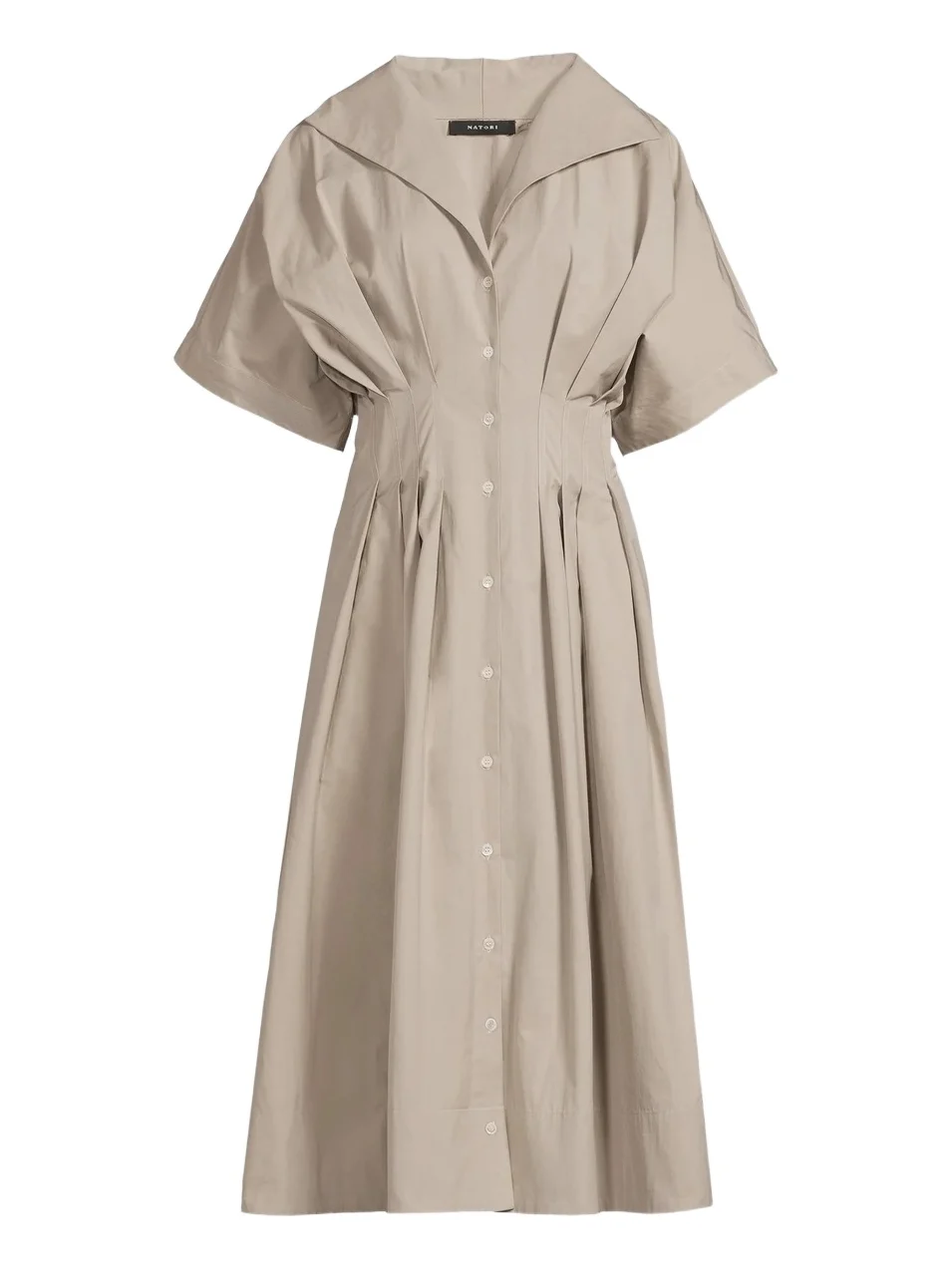 Natori Women's Tech Cotton Taffeta Pleat Release Dress
