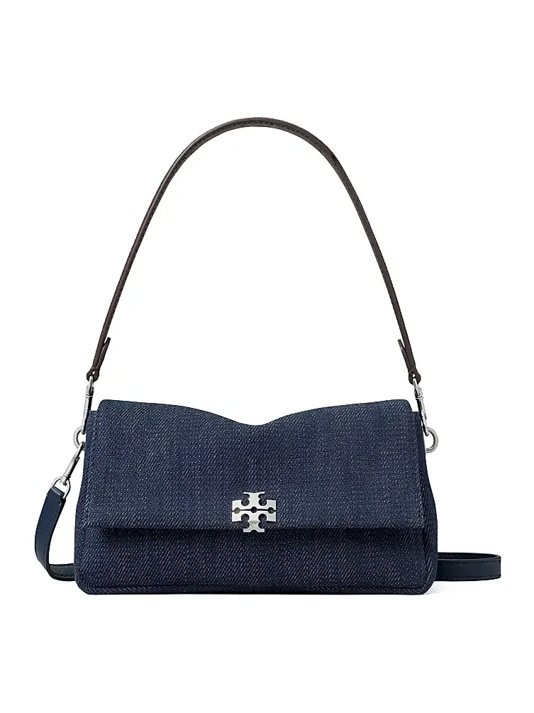 Women's Charlie Small Denim Shoulder Bag Women's Charlie Small Denim Shoulder Bag