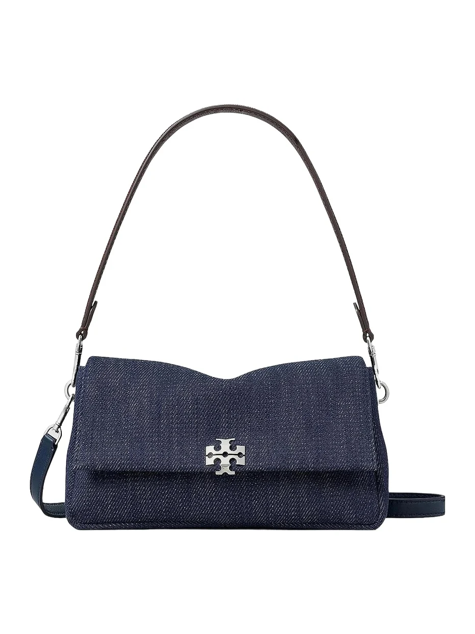 Women's Charlie Small Denim Shoulder Bag Women's Charlie Small Denim Shoulder Bag