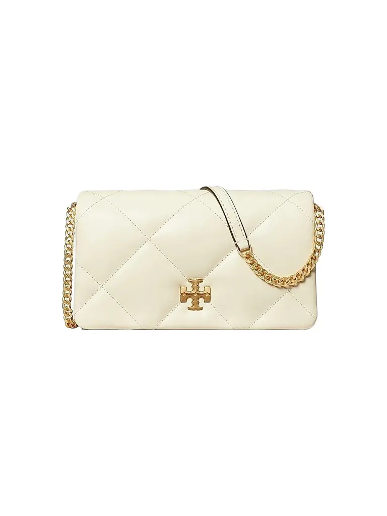 Tory Burch Women's Kira Diamond Leather Chain Wallet