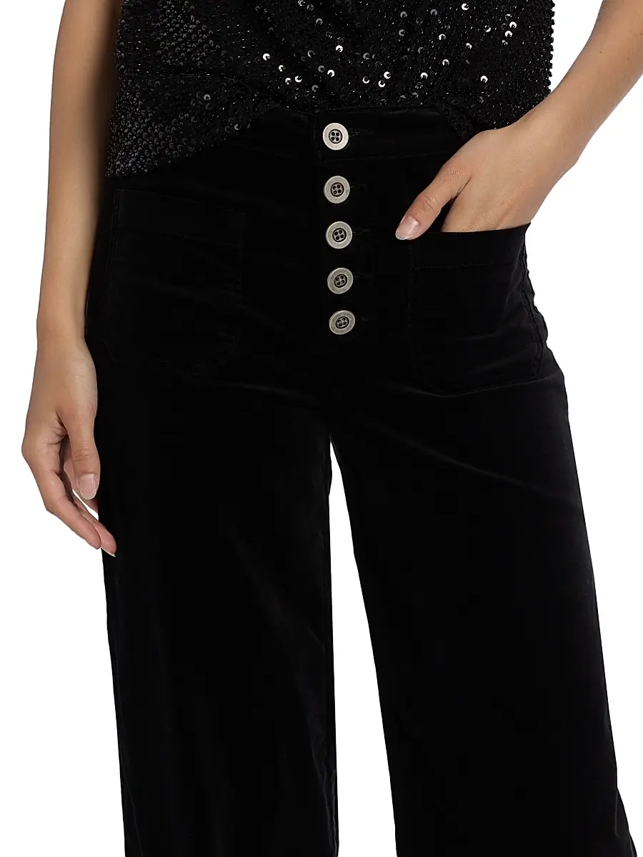Ramy Brook Women's Cindy Velvet Wide-Leg Pants | Thumbnail 6 Ramy Brook Women's Cindy Velvet Wide-Leg Pants | Thumbnail 6