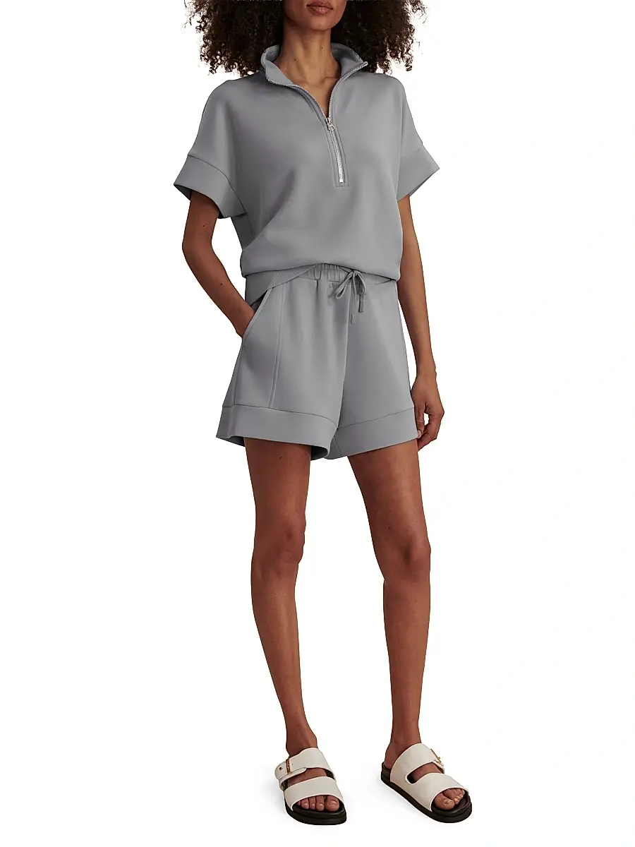 Varley Women's Ritchie Short-Sleeve Half-Zip Pullover | Thumbnail 2 Varley Women's Ritchie Short-Sleeve Half-Zip Pullover | Thumbnail 2