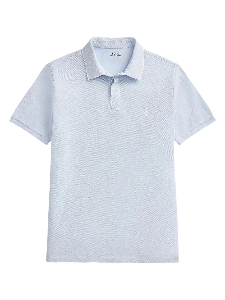 Men's Oxford Mesh Stretch Cotton Polo Shirt Men's Oxford Mesh Stretch Cotton Polo Shirt