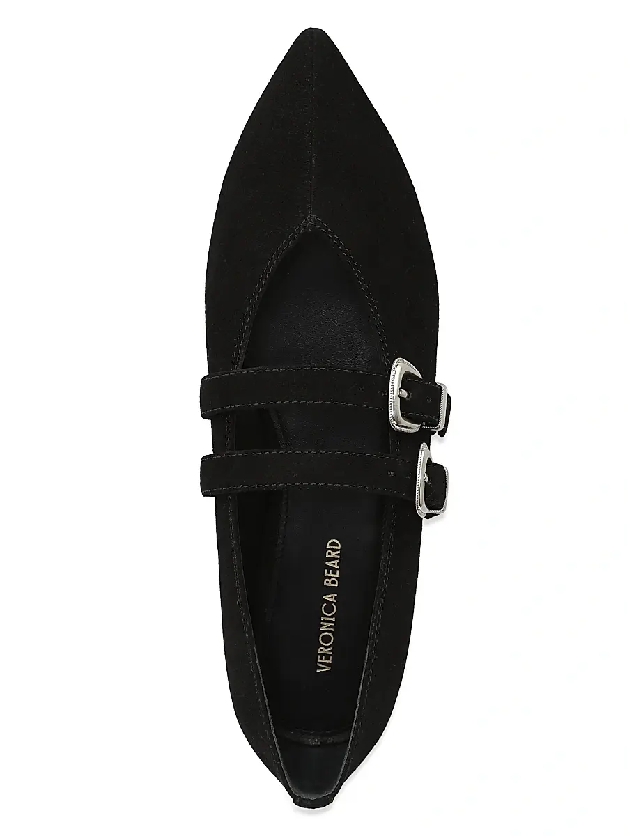Veronica Beard Women's Bancroft Suede Mary Janes | Thumbnail 4