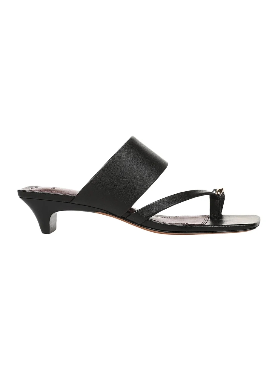 Women's Stacy 40MM Leather Thong Sandals