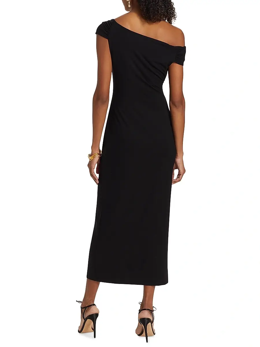 Reformation Women's Jaman Draped One-Shoulder Midi-Dress | Thumbnail 5