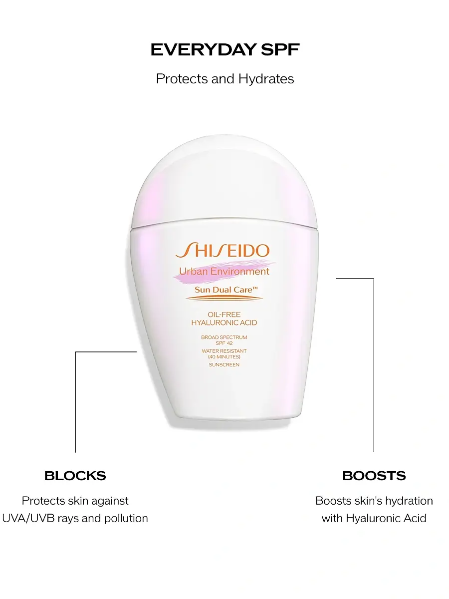 Shiseido Urban Environment Oil-Free Sunscreen SPF 42 | Thumbnail 9 Shiseido Urban Environment Oil-Free Sunscreen SPF 42 | Thumbnail 9