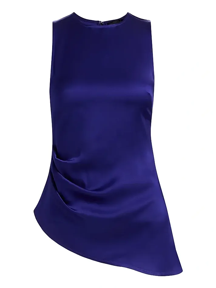 Women's Satin Asymmetric Top Women's Satin Asymmetric Top
