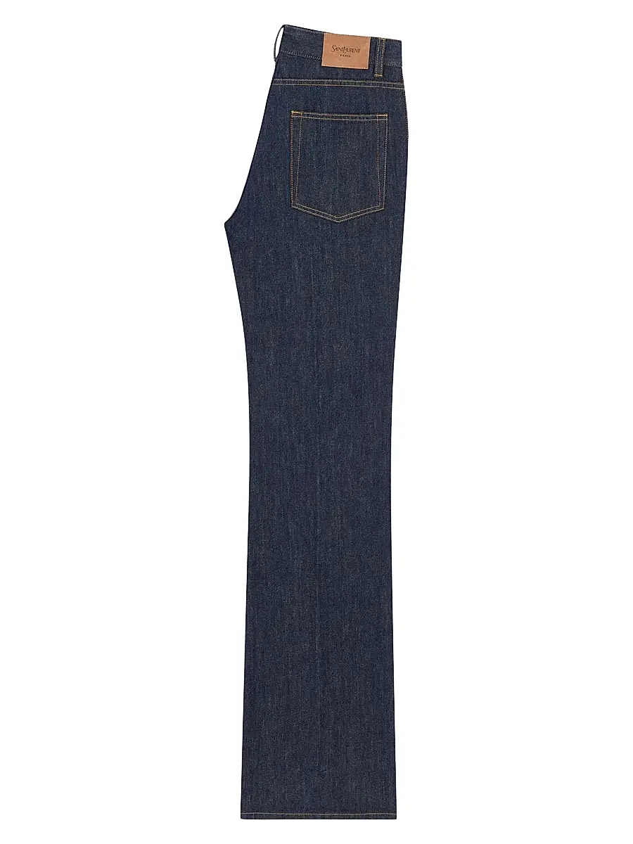 Saint Laurent Women's 70's High-Rise Jeans | Thumbnail 3 Saint Laurent Women's 70's High-Rise Jeans | Thumbnail 3