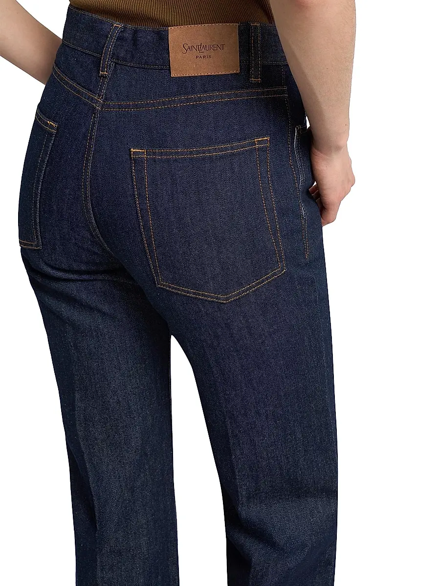 Saint Laurent Women's 70's High-Rise Jeans | Thumbnail 7 Saint Laurent Women's 70's High-Rise Jeans | Thumbnail 7