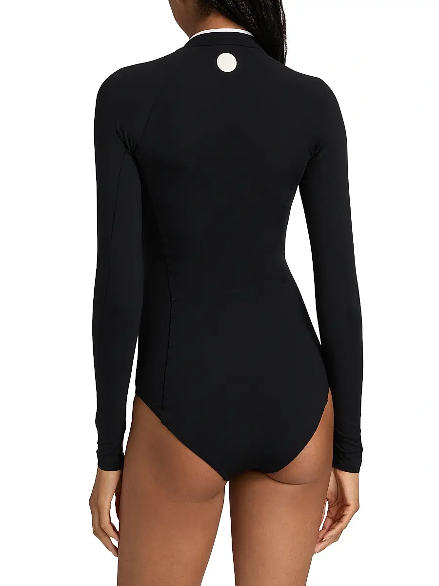 Hunza G Women's Tyra Rashguard Swimsuit | Thumbnail 4