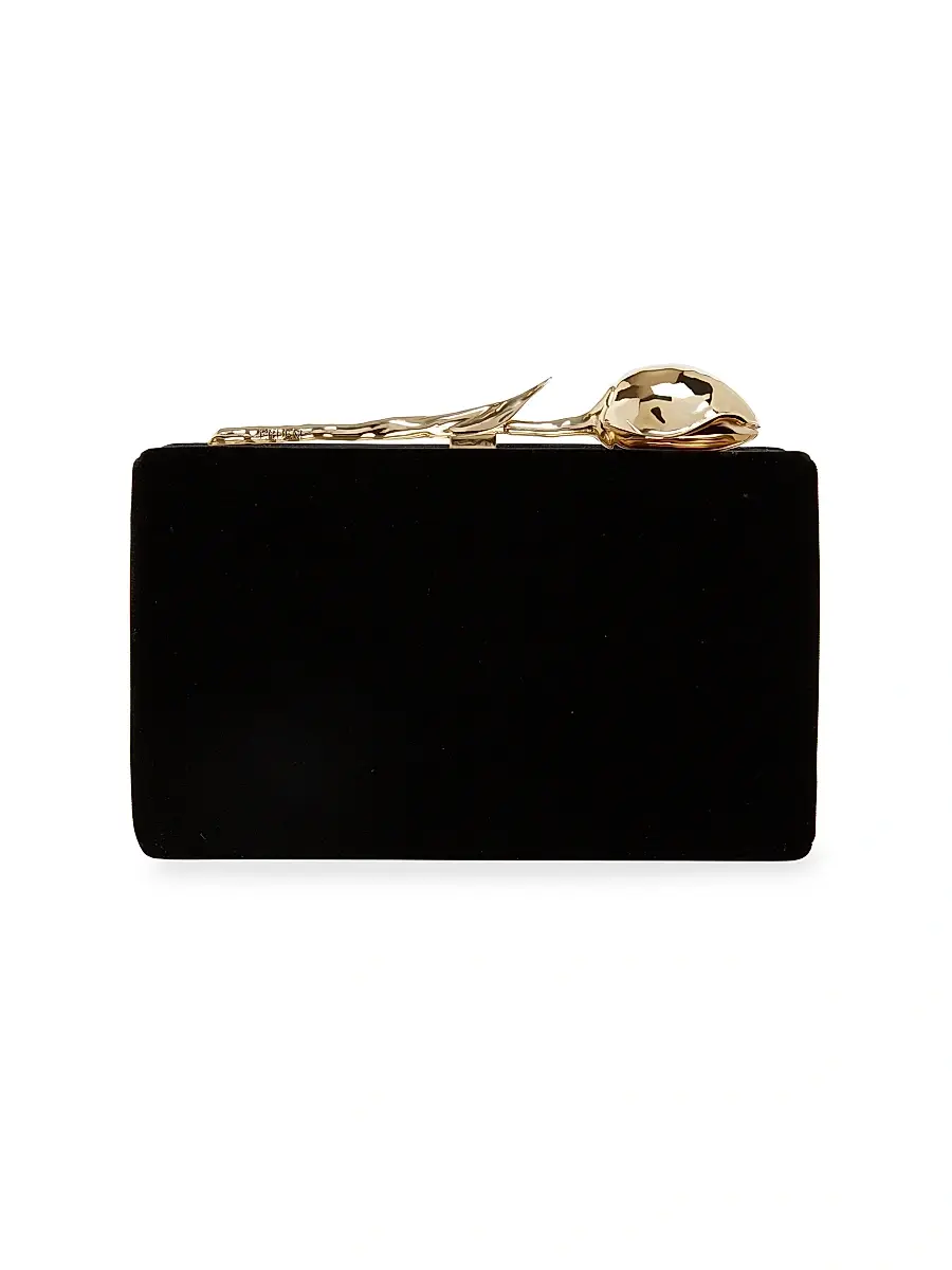 Erdem Women's Bloom Logo Handle Clutch