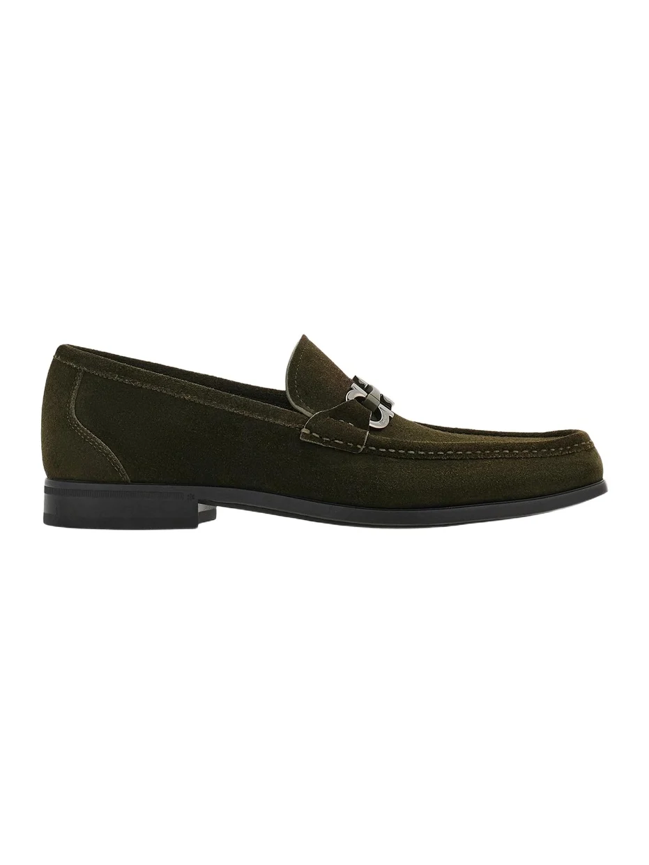 Men's Gancini Suede Loafers