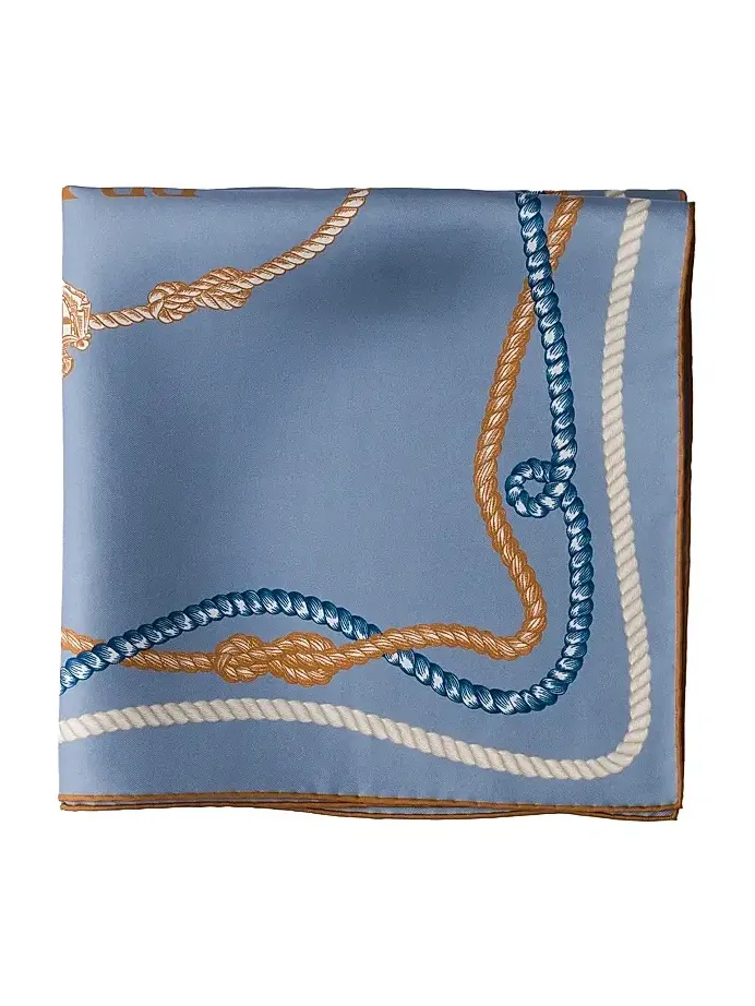 Women's Printed Silk Twill Scarf