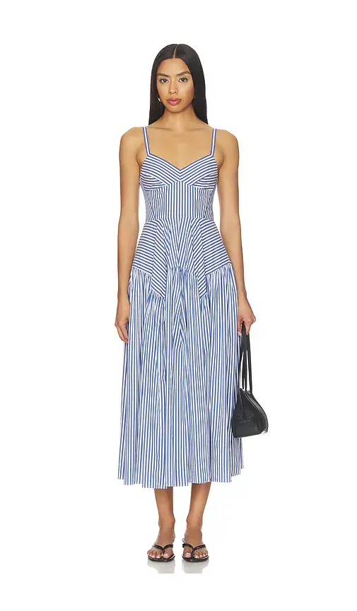 Amanda Uprichard Spencer Midi Dress | Image 1 Amanda Uprichard Spencer Midi Dress | Image 1